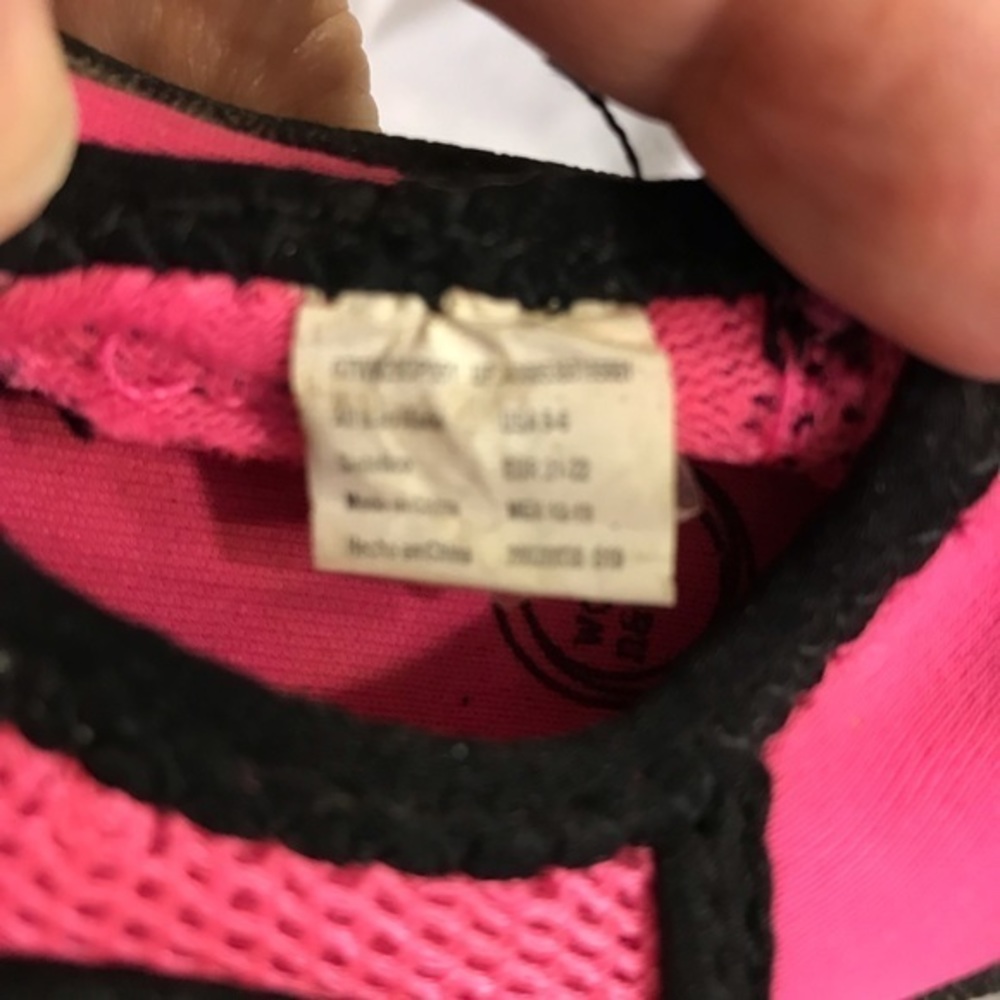 Wonder Nation Kids Pink and Black Swim Shoes-Size 5/6 - Picture 4 of 4